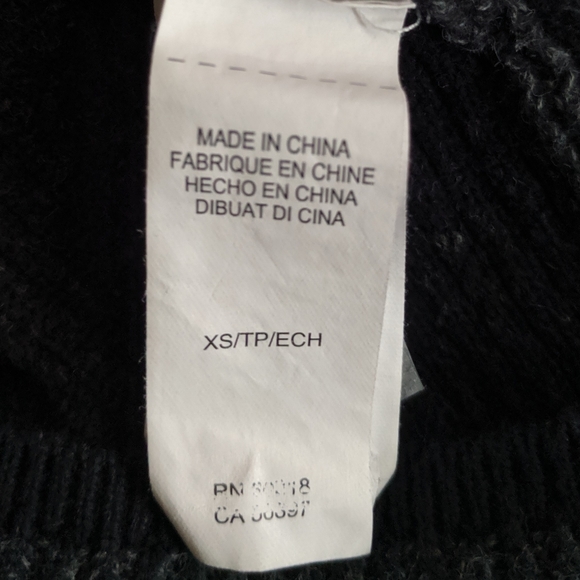 Lucky Brand Grey Tie Front Sweater XS - Picture 8 of 9